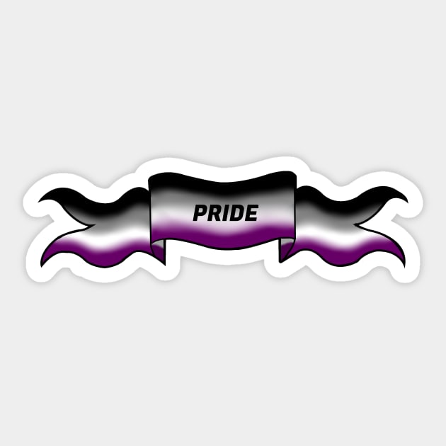 asexual pride banner Sticker by TOASTYWAFFL3Z